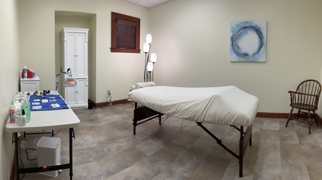 Winston-Salem acupuncture treatment room